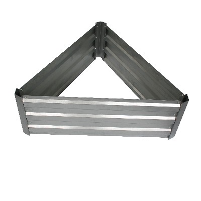 Galvanized steel earthmark raised garden beds