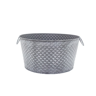 Factory wholesale Oval galvanized beverage tub