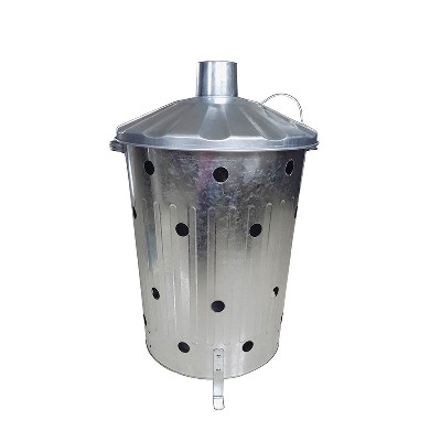 75L galvanized incinerator