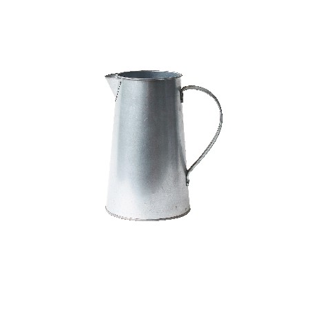 Galvanized water Jug Vase Milk Can metal Jug