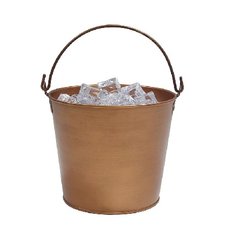 Copper Finish Galvanized metal beer bucket