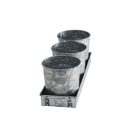 High quality galvanized indoor herb garden kit