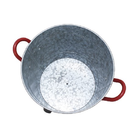 Galvanized metal country style rustic ice buckets for sale