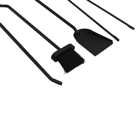 5-Piece Iron Metal Indoor Outdoor Fireplace Tools Set