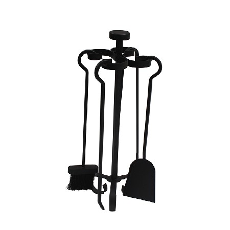 5-Piece Iron Metal Indoor Outdoor Fireplace Tools Set