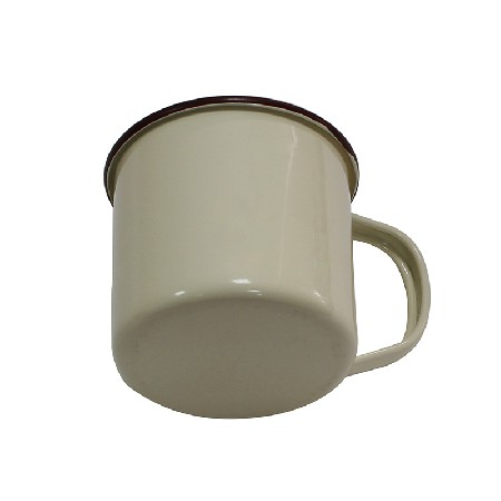 Cream Classic Country Metal Coffee and Tea Mug