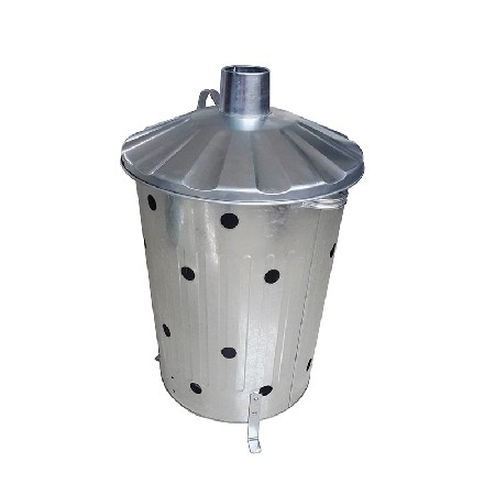 75L galvanized incinerator