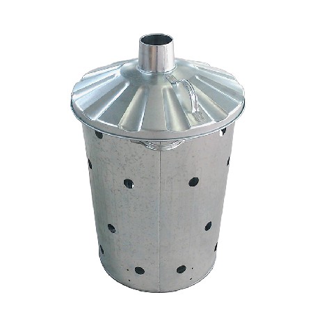 75L galvanized incinerator