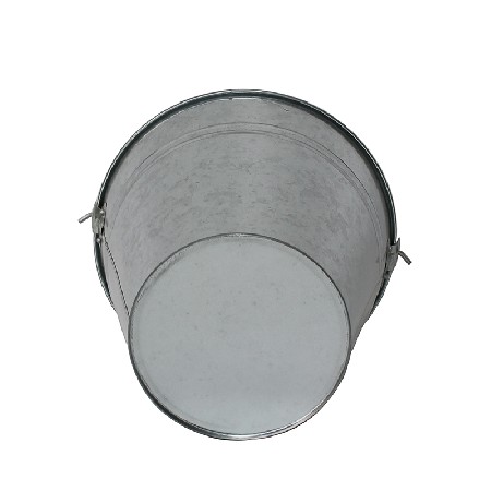 10＂ 7L Sliver Galvanized Metal Water Pails With Handles