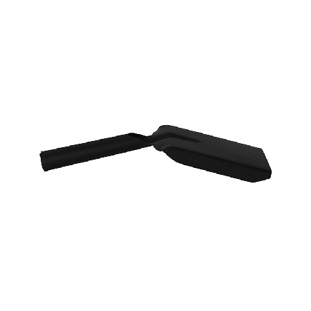 Black Heavy Gauge Steel Fireplace Coal Shovel for Wood Stove