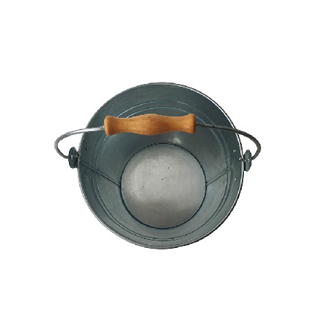 MIF. Garden Galvanized Pail/bucket with ridges