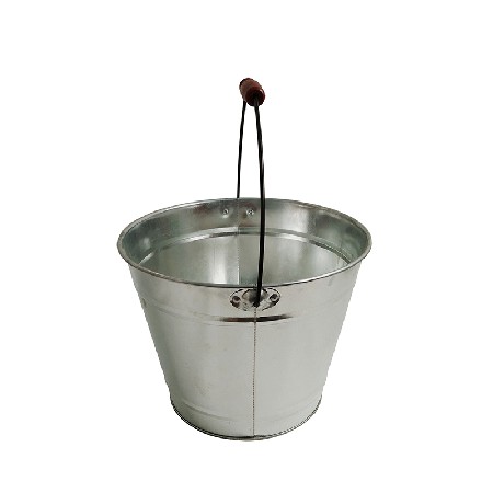 Flower Bucket Flower Plant Pot with Hanger Metal Iron Colored Pastoral for Balcony Garden Home Artificial Flower Decorative