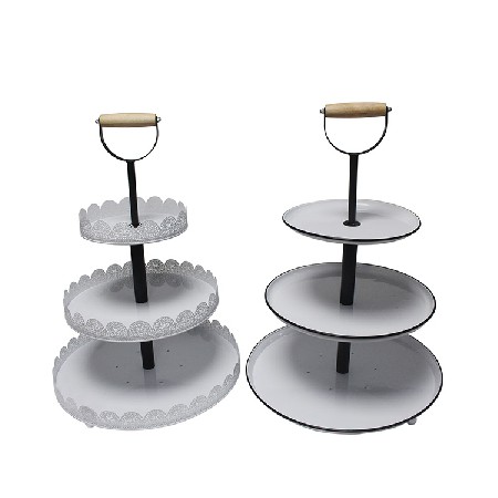 Tabletop 3 Tier metal Cupcake Stand For Wedding Party Baby Shower