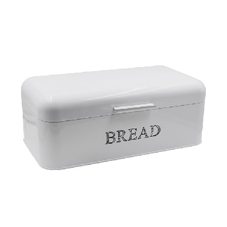 White Bread Box Extra Large Storage Container for Loaves, Bagels, Chips