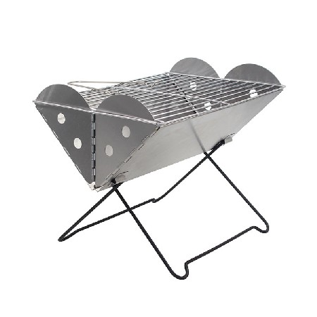 Portable Stainless Steel Folding Charcoal BBQ Grill