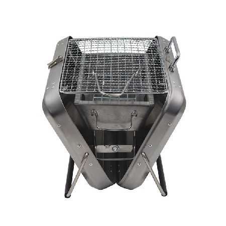 Stainless Steel Folding Portable Barbecue Charcoal BBQ Grill