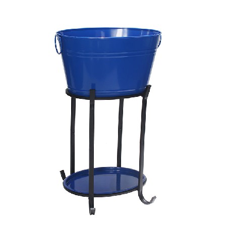 Galvanized Iron Ice Beverage Party tub With Stand