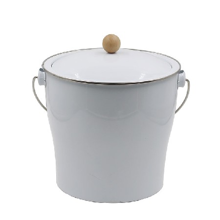 Metal Steel Kitchen food waste Countertop compost bucket container