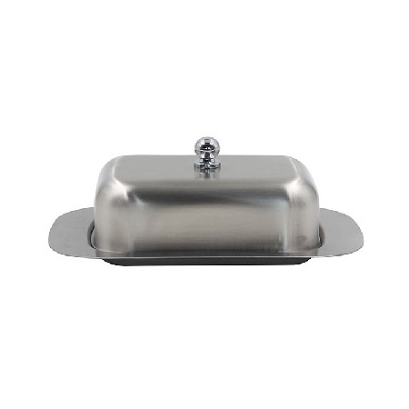 Stainless Steel Double Covered Butter Dish