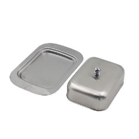 Stainless Steel Double Covered Butter Dish