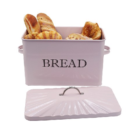 OEM customized metal kitchen household large capacity storage bread container